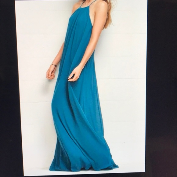 flowing chiffon maxi dress